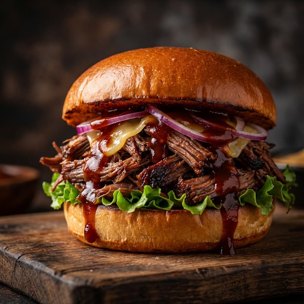 Burger z Wołowiną i Serami